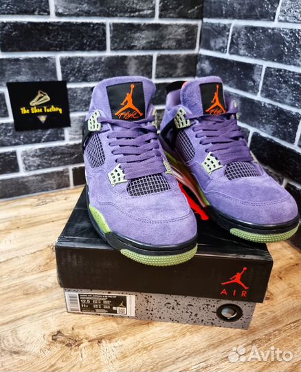 Кроссовки Nike Air Jordan 4 retro canyon purple