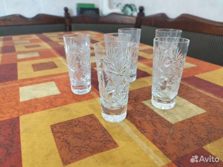 Хрустальные рюмки СССР