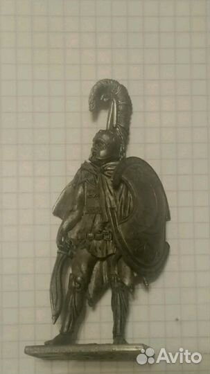 Солдатик-римский легионер из олова