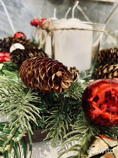 Свеча в оформлении