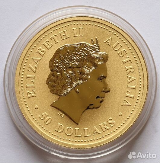 Золотая монета Кенгуру 9999 пробы 2006 год