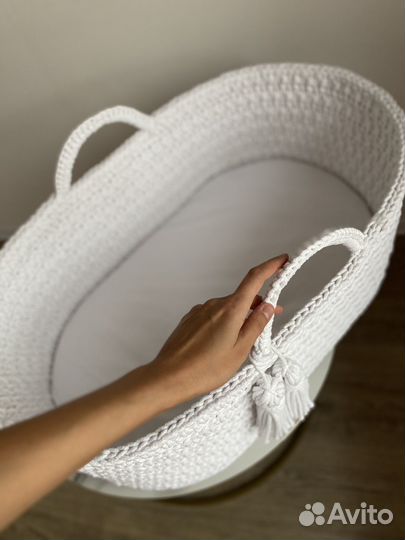 Вязаная колыбель (люлька)