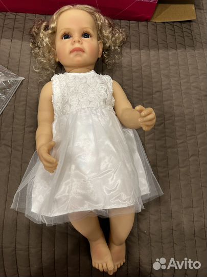 Кукла реборн силиконовая 55 см