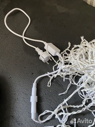 Гирлянда уличная бахрома 12 метров