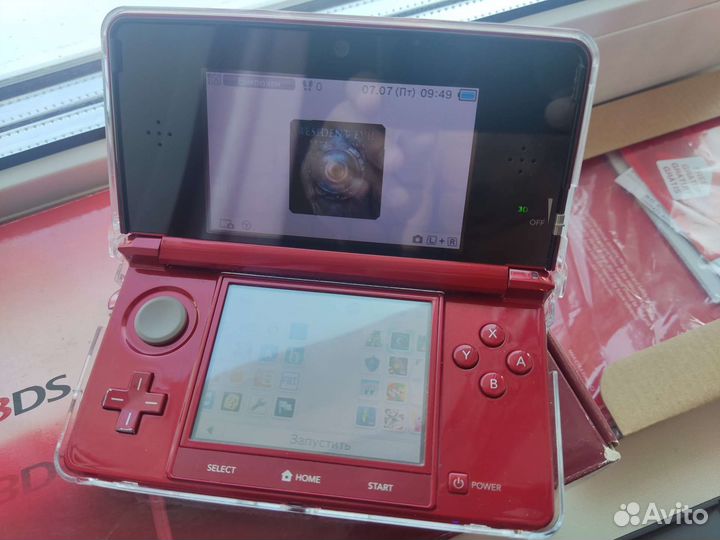 Прошитая Nintendo 3DS Red 32Gb+игры
