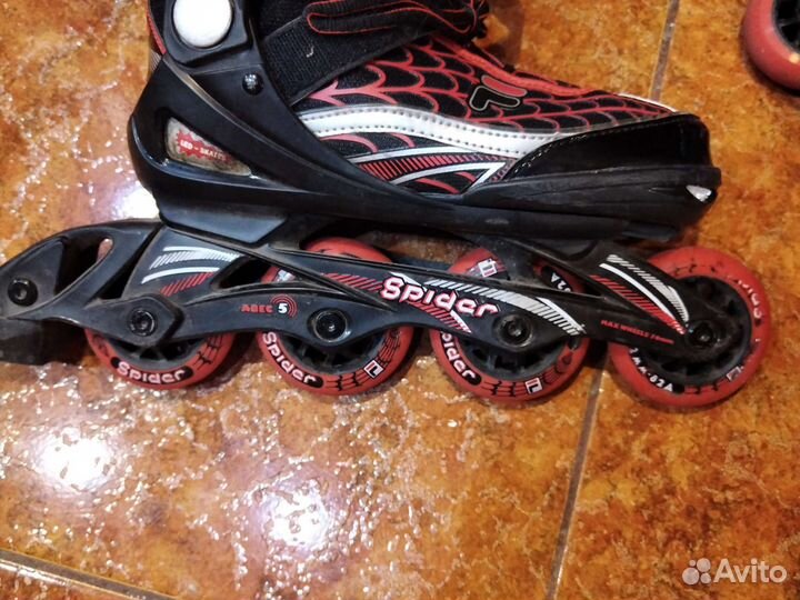 Детские ролики и защита р. 32- 36