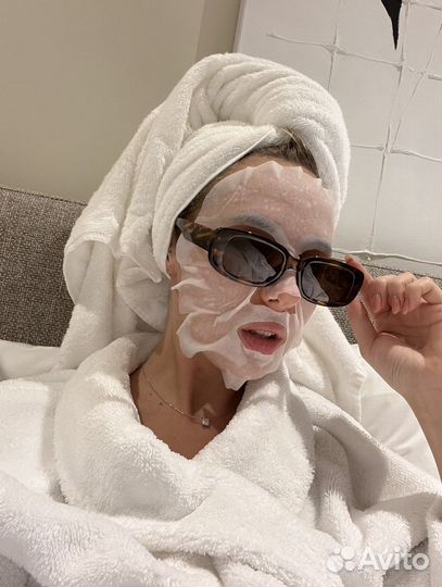 Очки леопардовые пластик