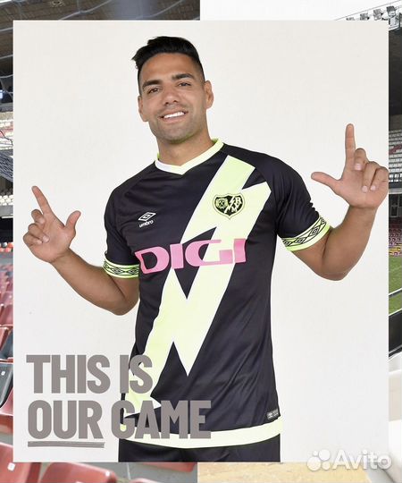 Футбольное джерси Umbro Райо Вальекано Испания