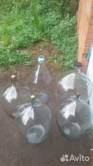 Бутыль стеклянная СССР 50,30,20 литров