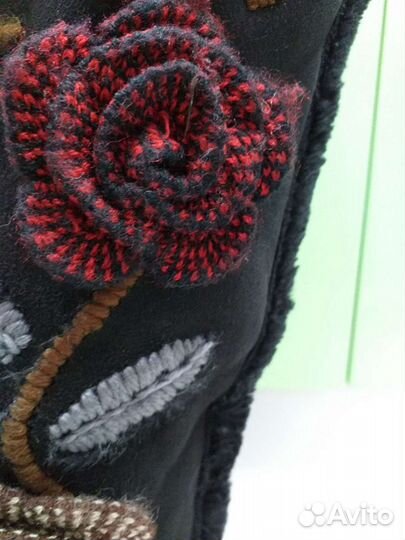 Сапоги зимние из натуральной замши