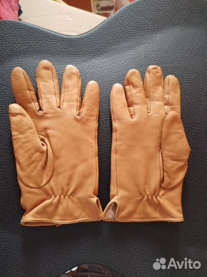 Перчатки кожаные