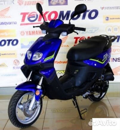 Скутер racer RC50QT-3X JOG синий