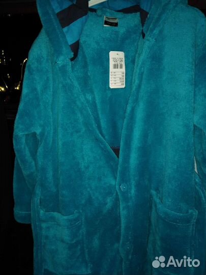 Халат махровый детский раз. 122-128
