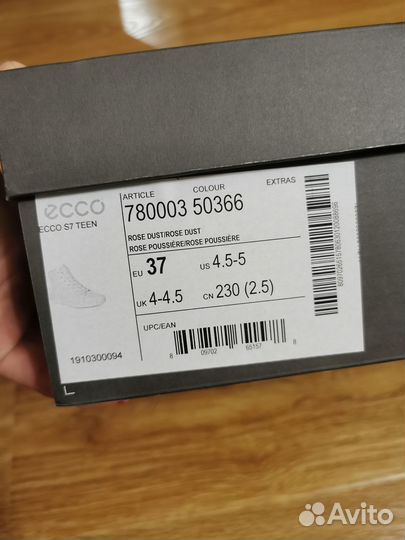 Ботинки ecco 37