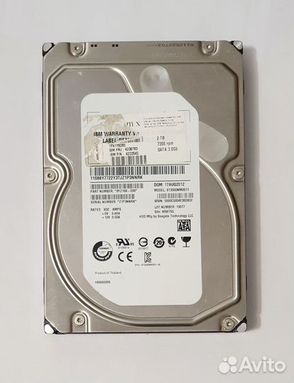 Серверные SATA HDD новые
