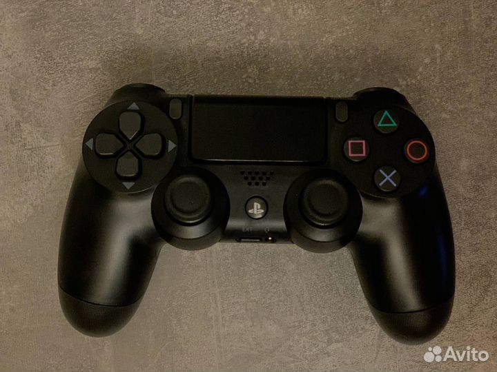 Геймпад PS4 беспроводной (Черный)