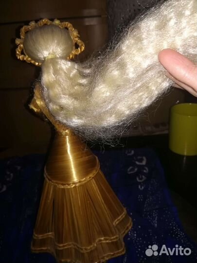 Соломенная кукла ретро винтаж СССР, 78 фотопостер