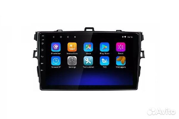 Toyota corolla 06-12 E140/150 магнитола Аndrоid