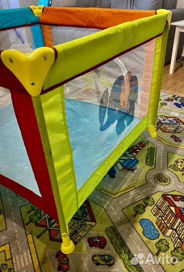 Детская кровать манеж с матрасом бу