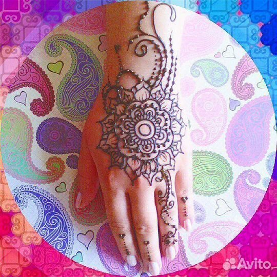 Роспись хной