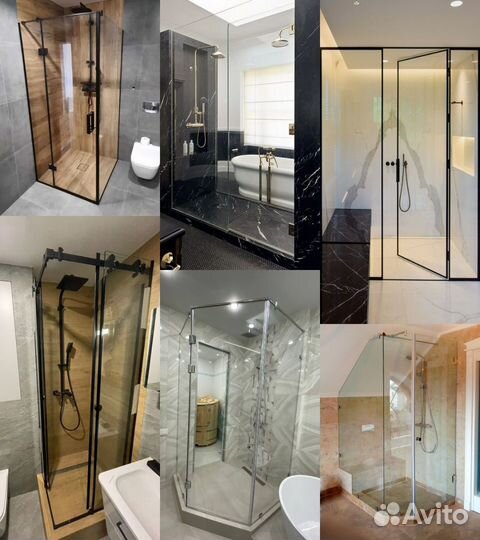 Душевая кабина стеклянные душевые перегородки