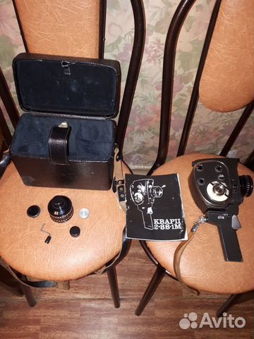 Кинокамера Кварц 2 8s-1м СССР