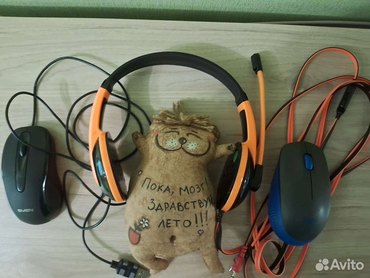 Наушники, две мышки, игрушка