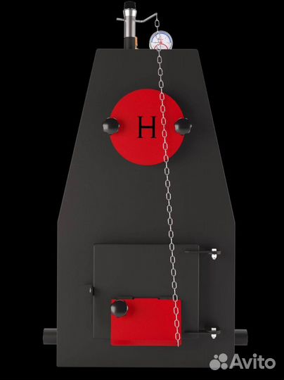 Твердотопливный котёл 65 квт