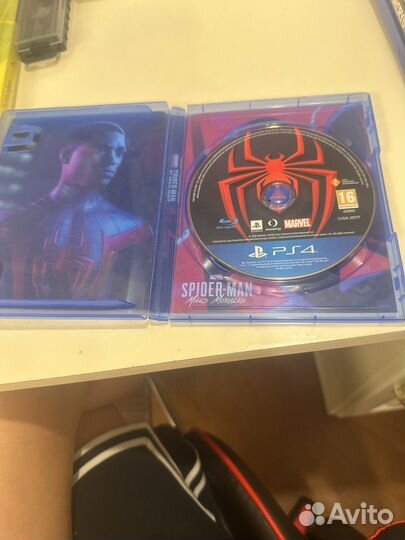 Диск на PS4 spider-MAN. Miles Morales