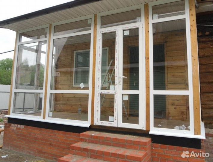 Остекление беседки раздвижное