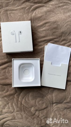 Earpods коробка с документами