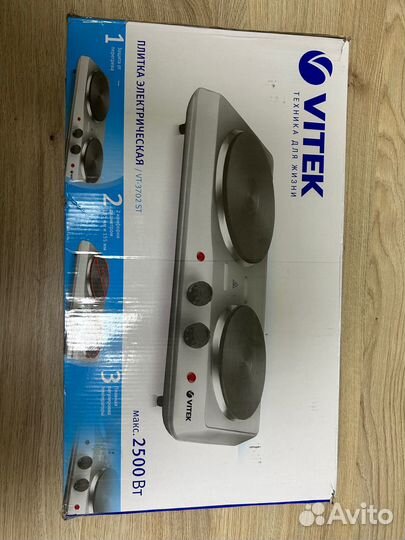 Плитка электрическая vitek 3702 ST