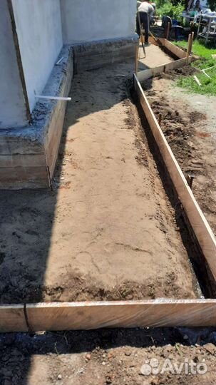 Строительная бригада Бетонная работа