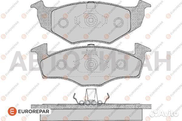 Колодки тормозные дисковые seat toledo I/II 94, VW