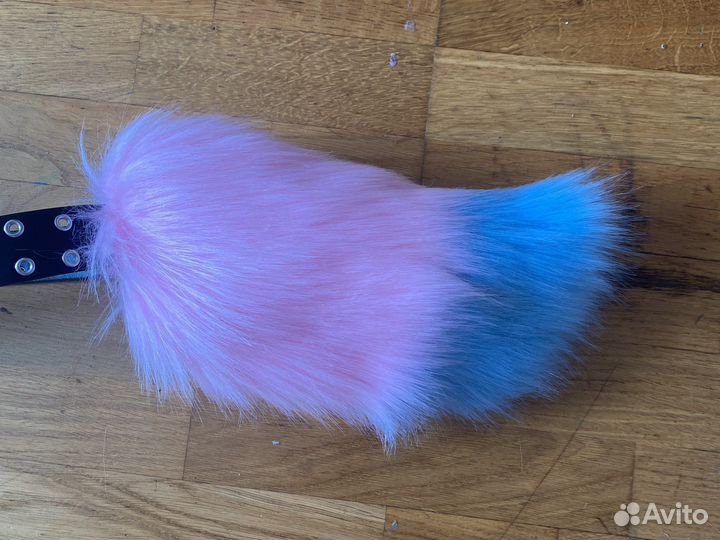 Фурри хвост с ремнём