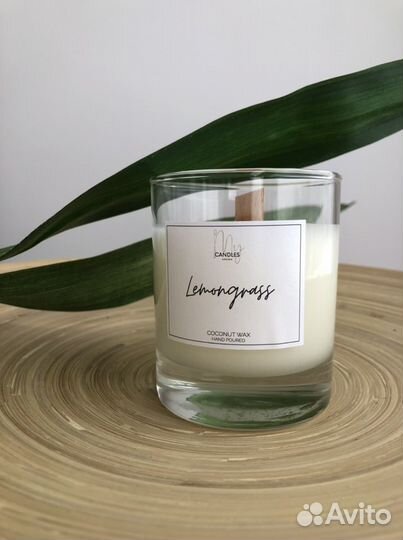 Свечи из кокосового воска