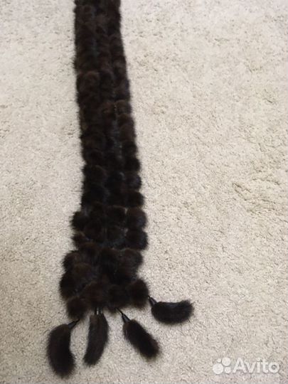 Норковый шарф