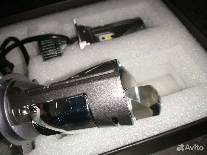 Лёд лампы H4 с линзой