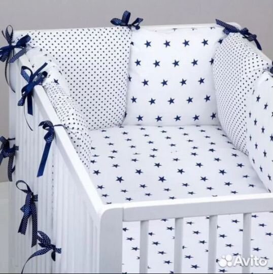 Подушки, бортики в кроватку