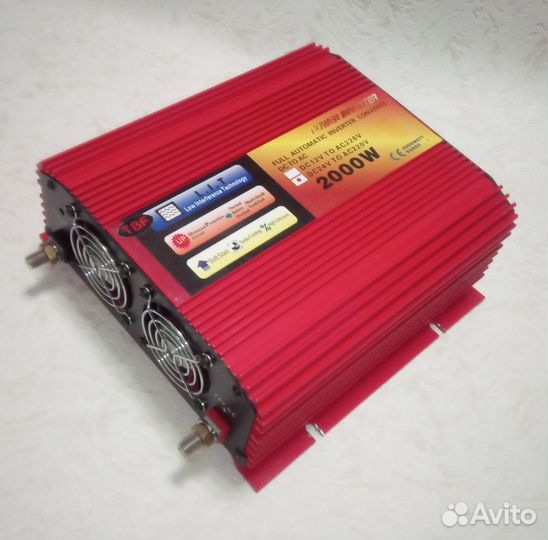 Инвертор преобразователь напряжения 24V 2000W
