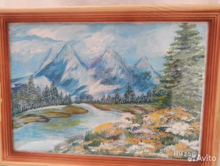 Картина.гуашь