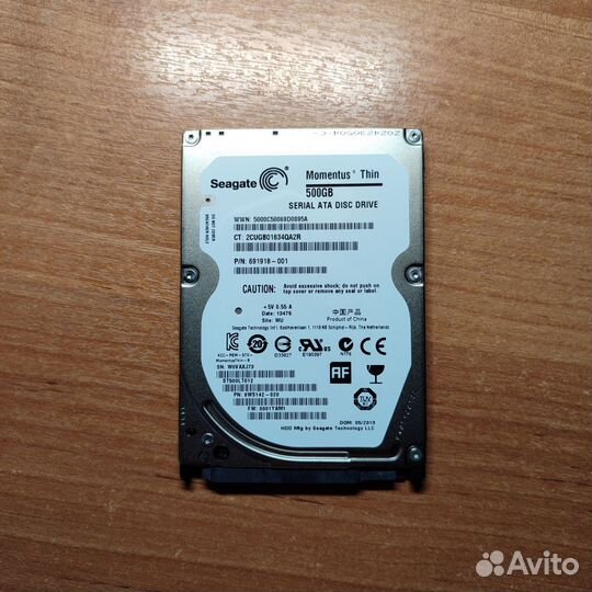 Жесткий диск 2.5 Seagate 500 Gb