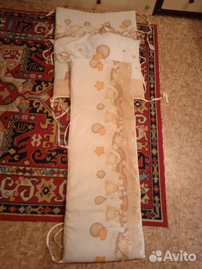 Бортики в детскую кроватку бу