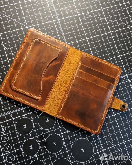 Портмоне для автодокументов из кожи