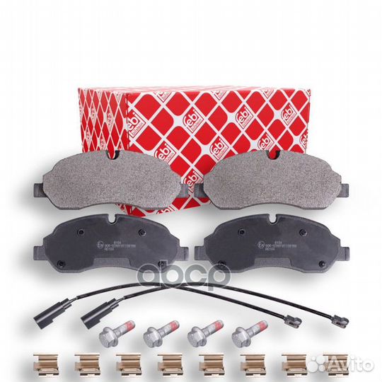 Колодки тормозные дисковые перед 16955 Febi