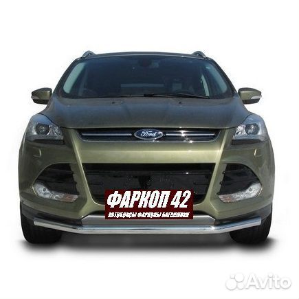 Защита переднего бампера Ford kuga (2013)