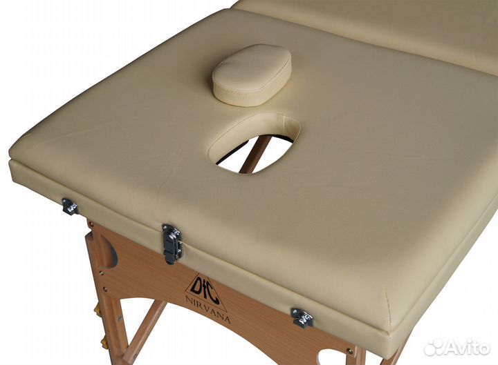Складной массажный стол Nirvana Relax Pro бежевый