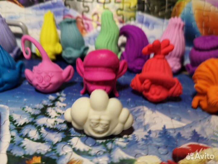 Тролли ластик и полная коллекция из 15 штук