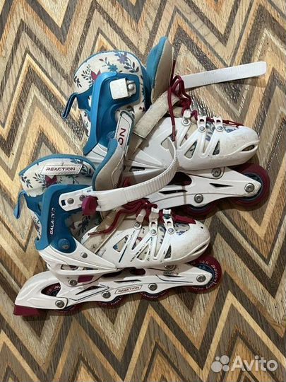 Роликовые коньки детские раздвижные