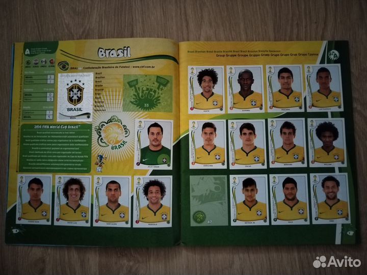 Альбом для наклеек Panini Кубок Мира Brazil 2014